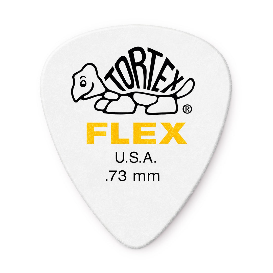Médiators Jim Dunlop 0,73mm Tortex Flex 0,73mm sachet de 72 0,73mm Sachet de 72 gelb, 0,73mm Sachet