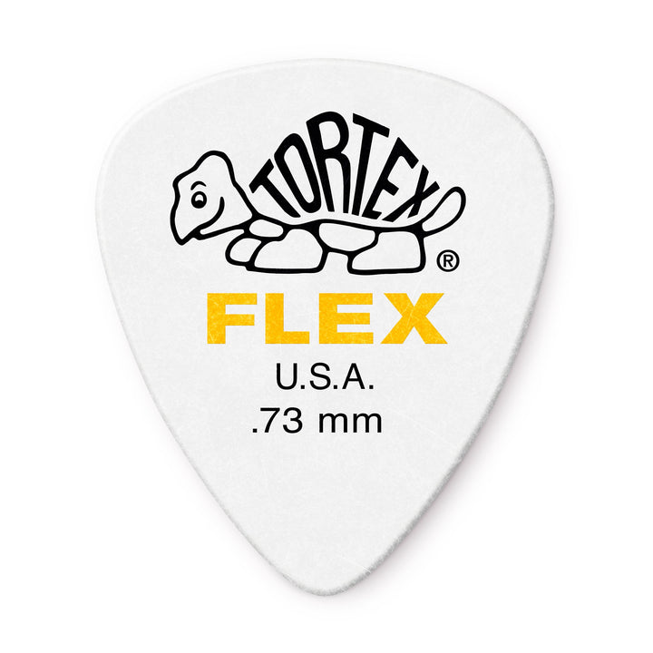 Médiators Jim Dunlop 0,73mm Tortex Flex 0,73mm sachet de 72 0,73mm Sachet de 72 gelb, 0,73mm Sachet