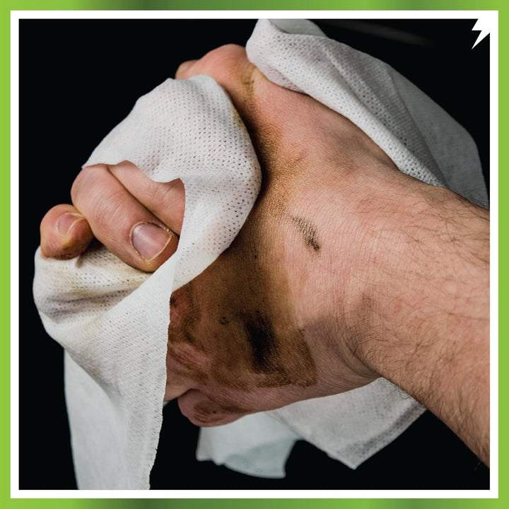 UltraGrime Pro Bio Cleaning Clothwipes | Industrielle Tücher zur Entfernung von Fett, Öl, Farbe und
