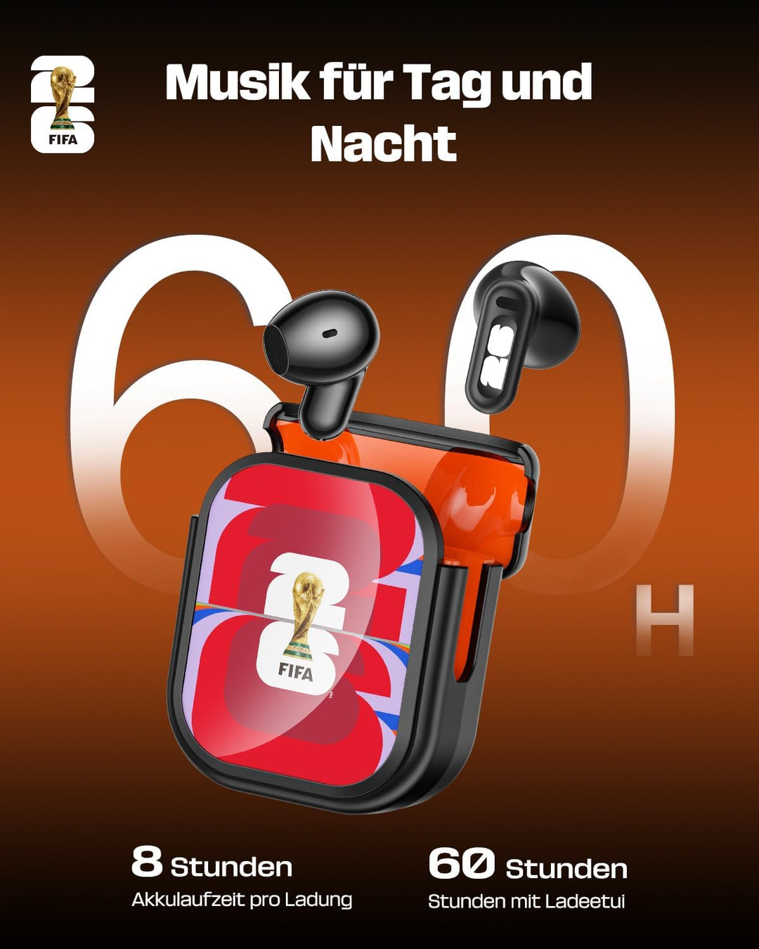 FIFA World Cup 2026 NE20 übersetzer kopfhörer, 3 in 1 Bluetooth 6.0 übersetzungskopfhörer in echtzei