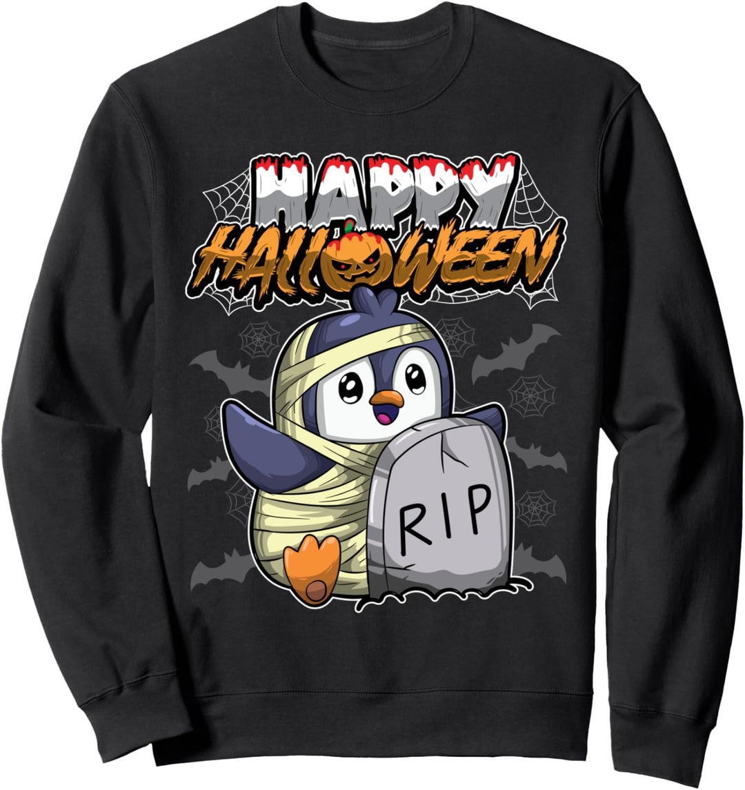 Happy Halloween - Verkleideter Pinguin - Halloween Kostüm Sweatshirt