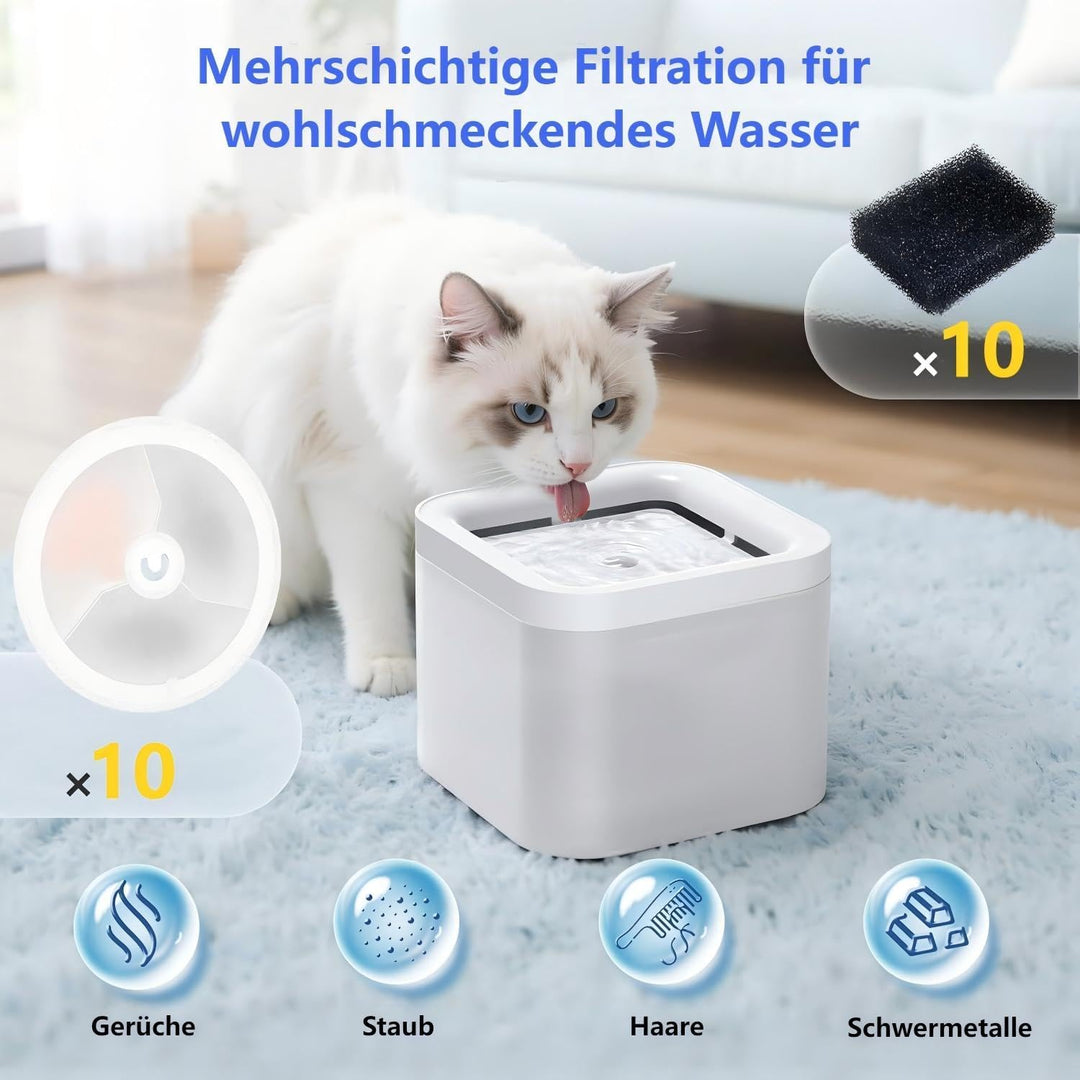 Katzenbrunnen Filter 10 Stück Filter Unit 3.0 für Eversweet Solo SE/Solo 2/3 Pro/3 /2s Katzen Trinkb