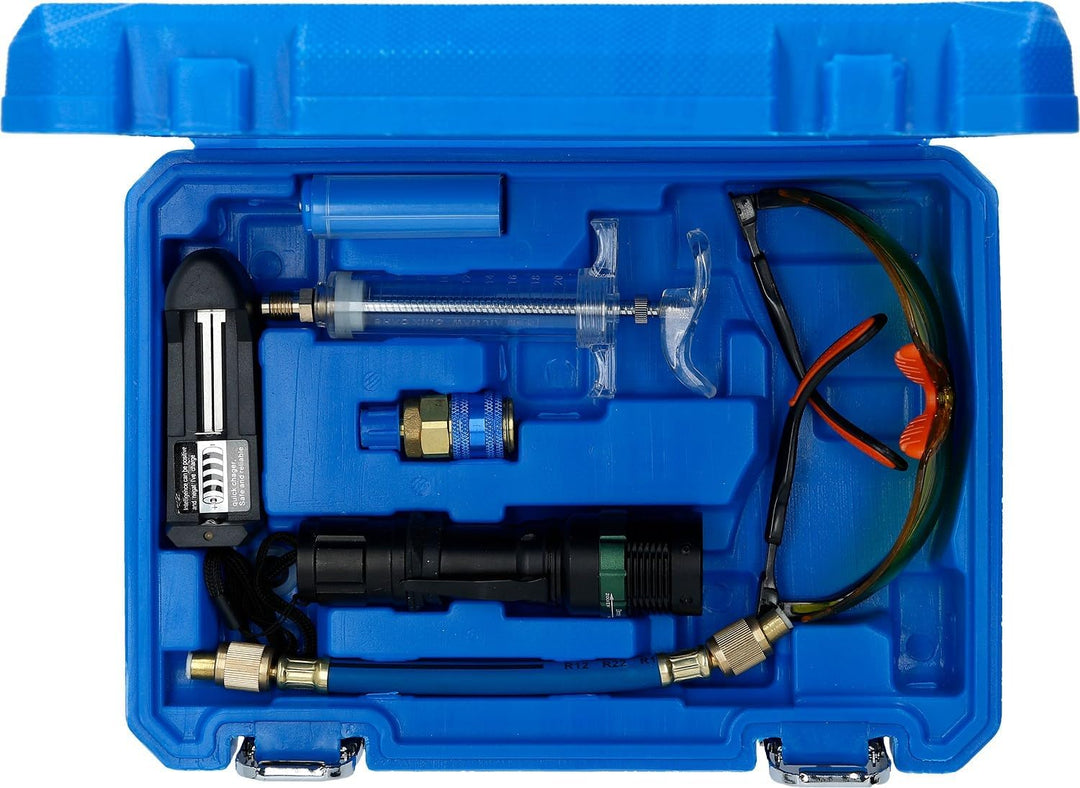 BRILLIANT TOOLS BT611020 UV-Lecksuch-Taschenlampen-Satz, 8-tlg [Powered by KS TOOLS]