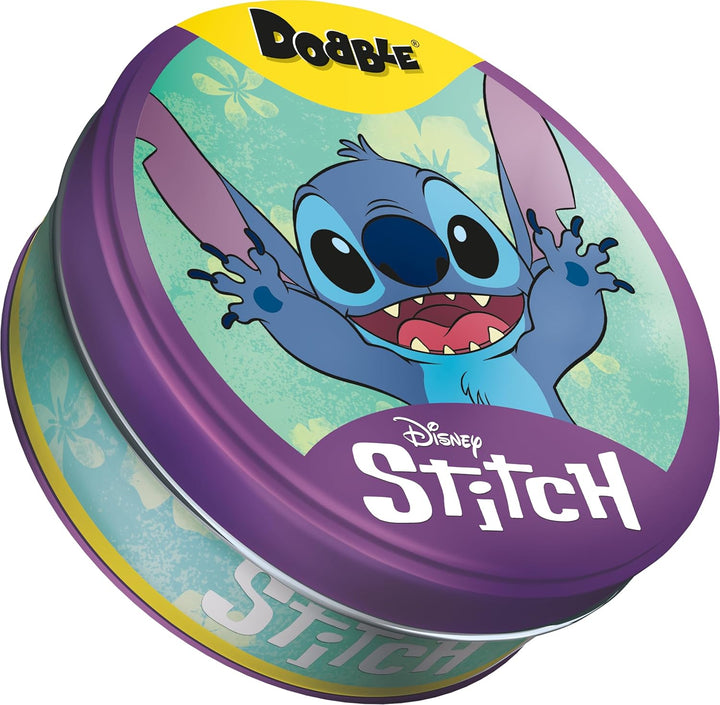 Asmodee - DOBBLE: Stitch – Gesellschaftsspiele – Kartenspiel, Schnelligkeit und Beobachtung – Spiel