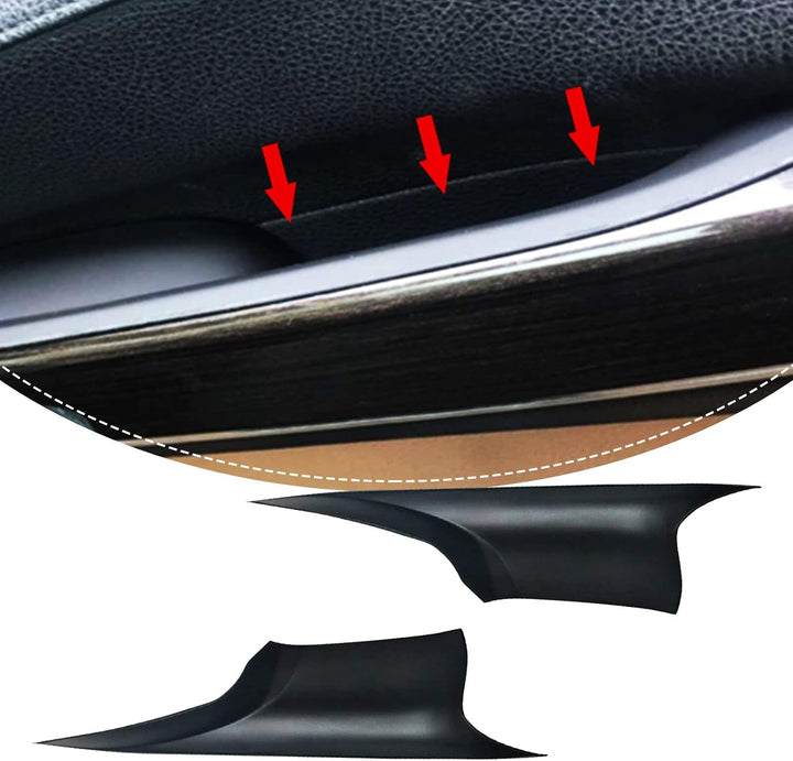 LIMBQS Schwarze Türgriffabdeckung für BMW 7er, Innentürgriffabdeckungen für BMW F01 F02 730 740 750