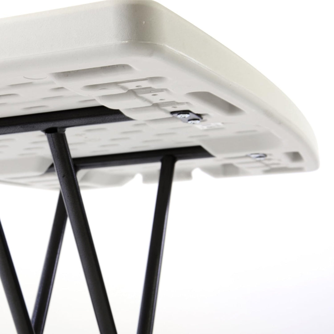 Nexos Partytisch 50x70 cm weiss Klapptisch Balkontisch höhenverstellbar Beistelltisch Campingtisch k