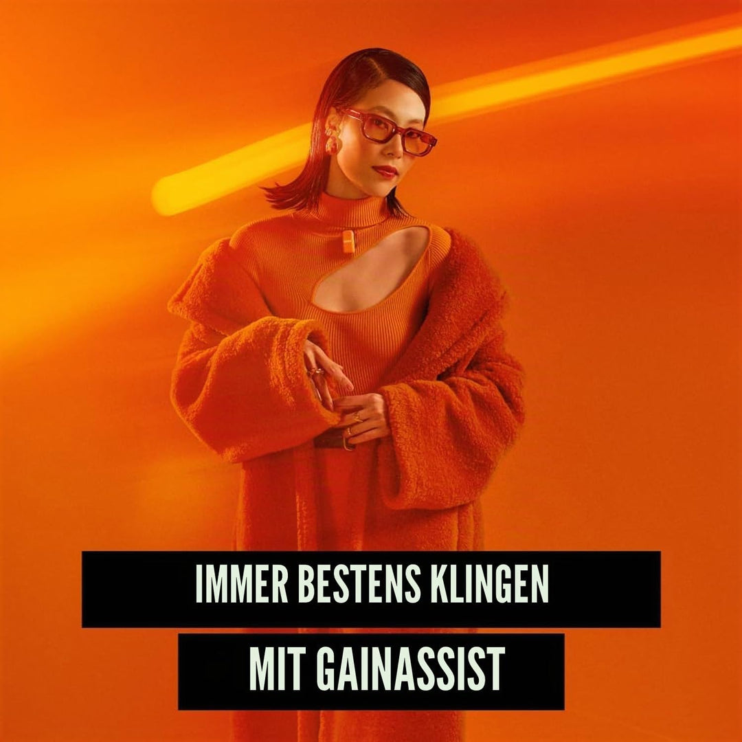 Rode Wireless Micro Drahtloses Mikrofon-System USB-C für Smartphones Orange mit keepdrum Mikrofasert