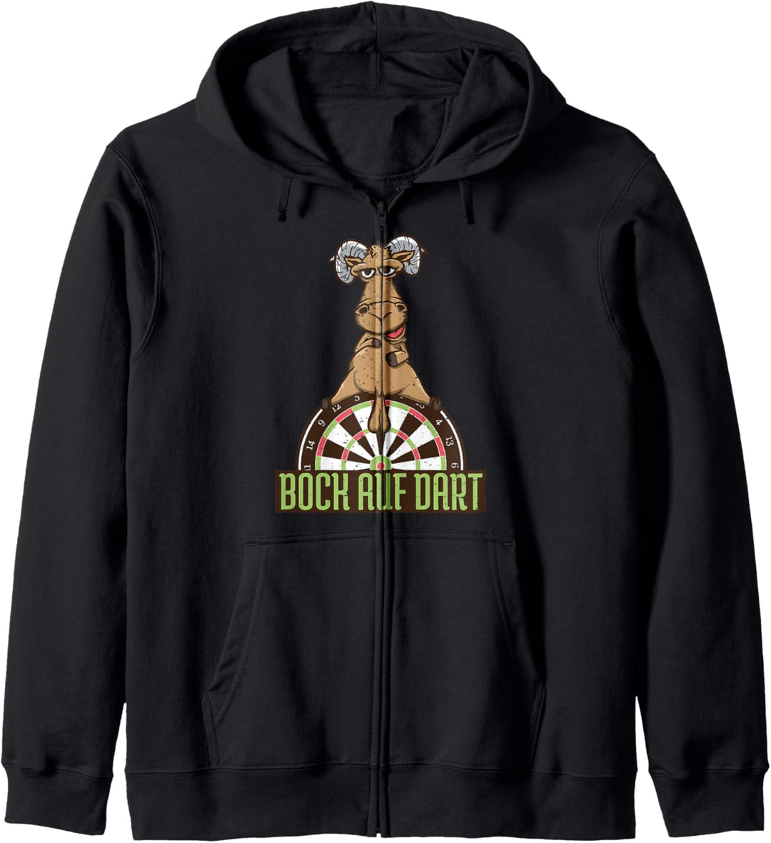 Dartspieler Darten Dartpfeile Dartscheibe Bock auf Dart Kapuzenjacke