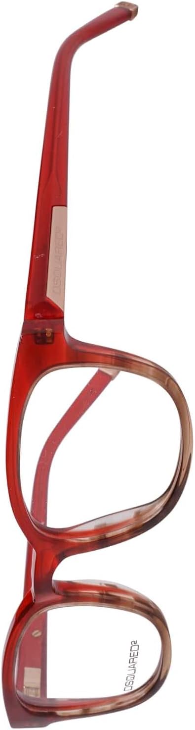 DSquared DQ5051 49068 Dsquared2 Brillengestelle Dq5051 068 49 Rechteckig Brillengestelle 51, Rot