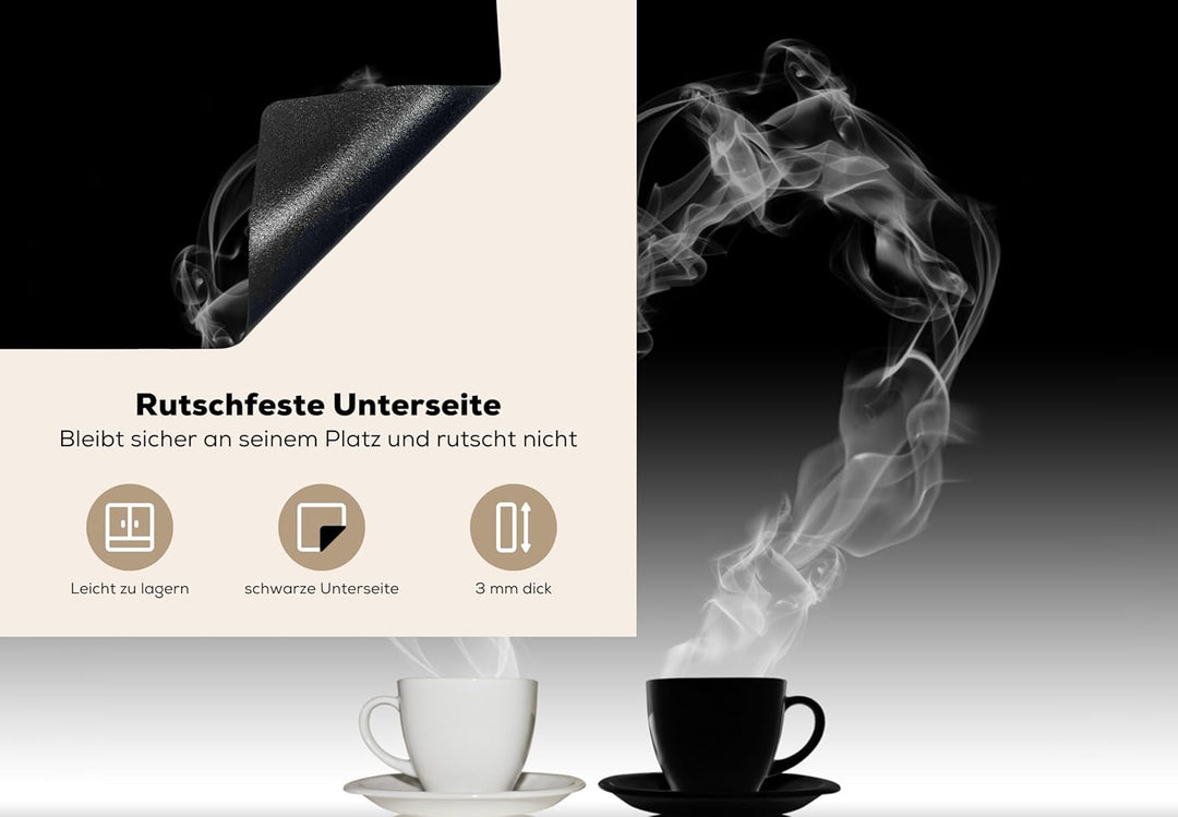 KitchenYeah© Herdabdeckplatte Einteilig Ceranfeld Abdeckplatte Küche Deko Ceranfeldabdeckung Herdabd