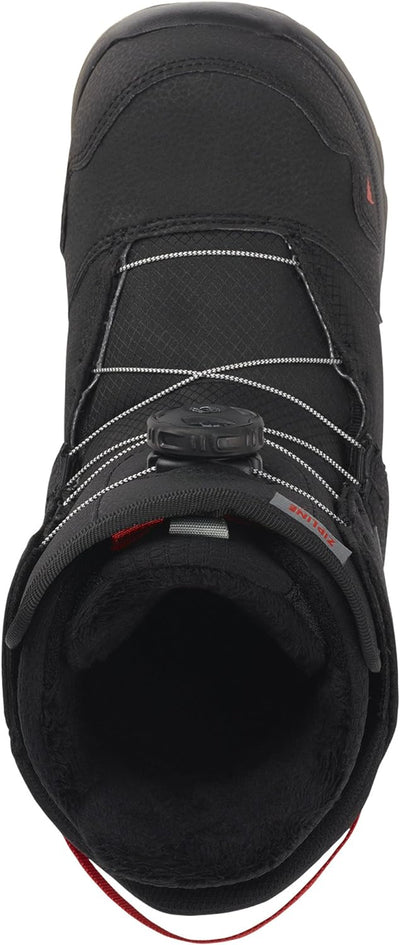 Burton Kinder Zipline Boa Black Snowboard Boot 7K Schwarz, 7K Schwarz