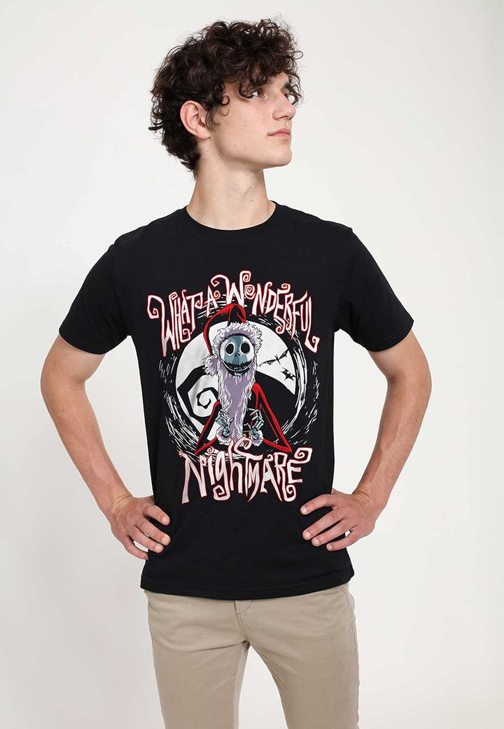 Disney Unisex Nightmare Before Christmas-Santa Jack Organic Short Sleeve T-Shirt XXL Schwarz, XXL Sc