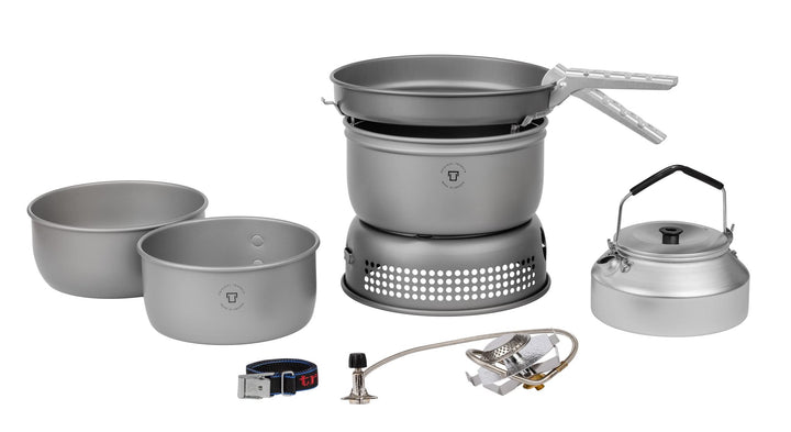 Trangia Trangia Sturmkocher gross 25-2 HA/GB 157252 mit HA Pfanne,Töpfen und Windschutz, mit Wasserk