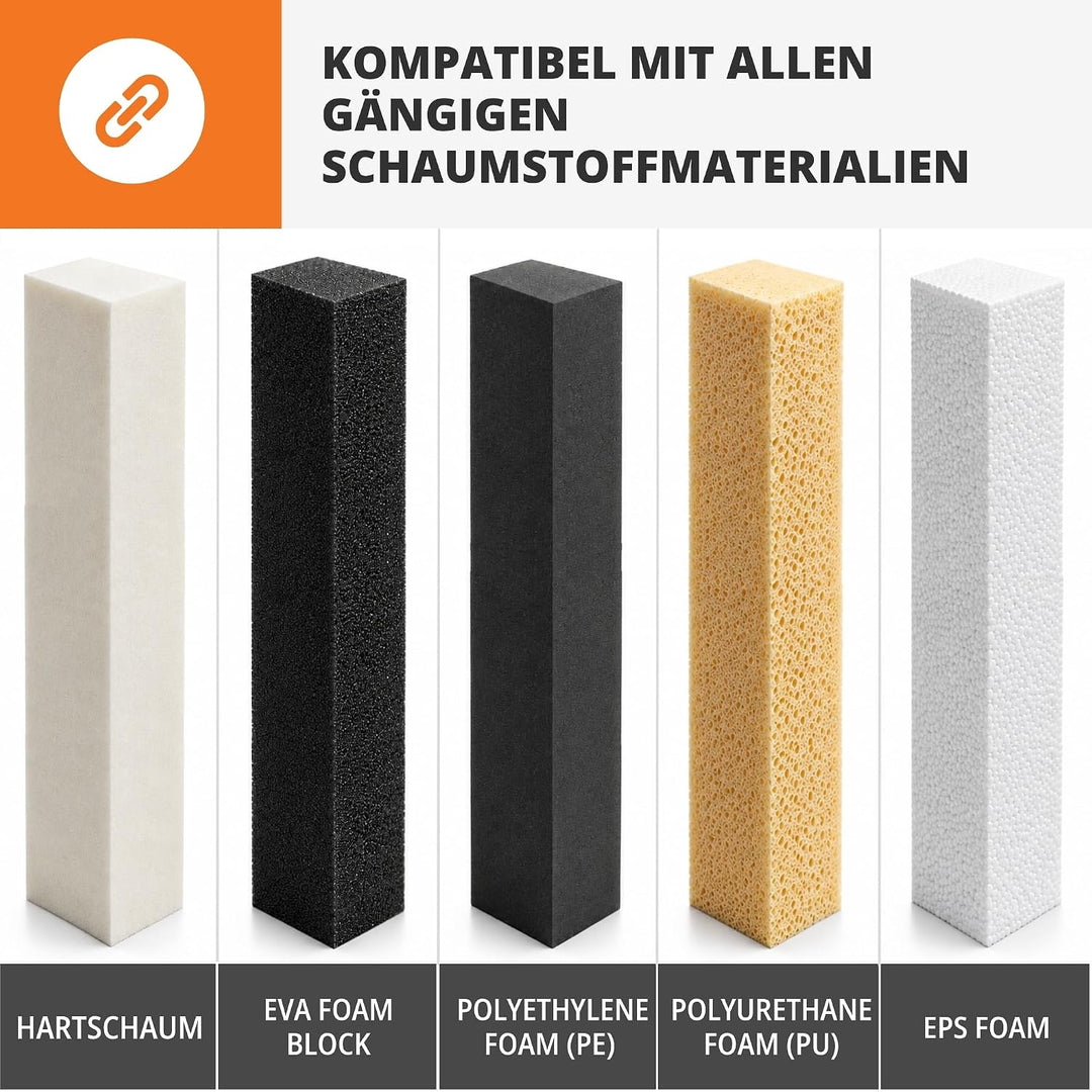 3-Schneider Spiralnutfräser 10° mit Freischliff für Schaumstoff | Hochglanzpoliert | CNC-Fräser für