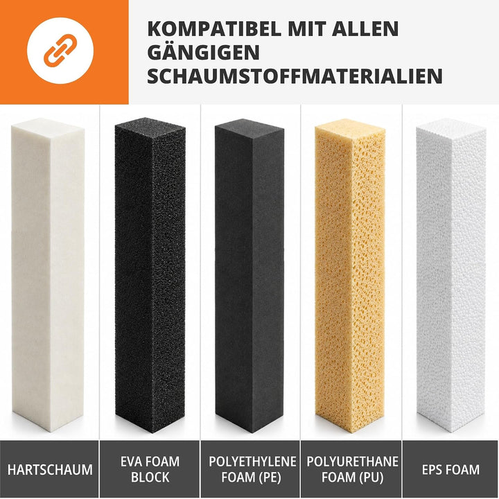 3-Schneider Spiralnutfräser 10° mit Freischliff für Schaumstoff | Hochglanzpoliert | CNC-Fräser für