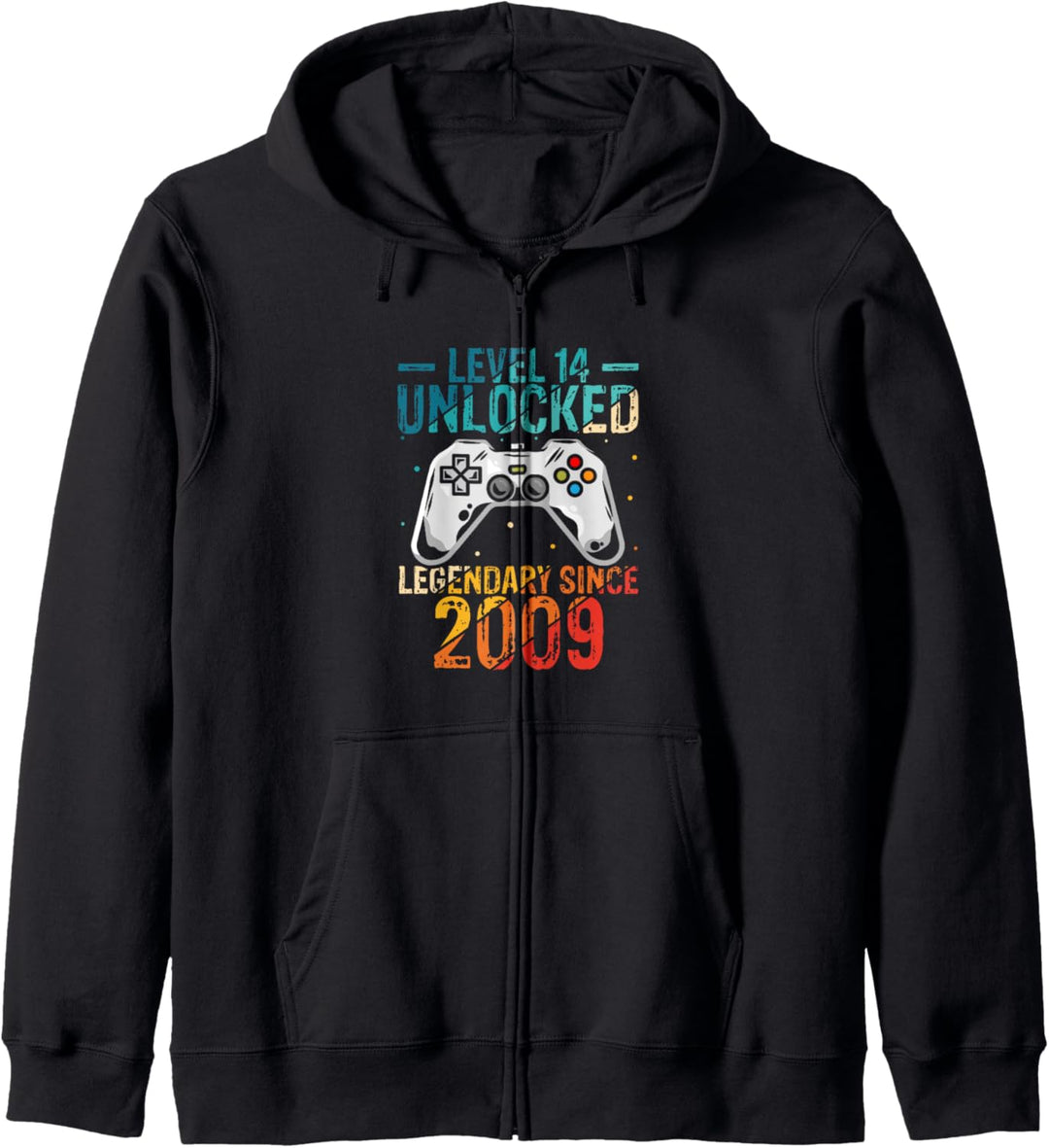 Level 14 Unlocked Legendary Since 2009 Gaming Gamer Kapuzenjacke