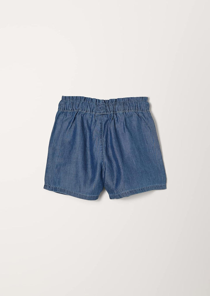 s.Oliver Junior Mädchen Hose kurz 104 Ozeanblau, 104 Ozeanblau