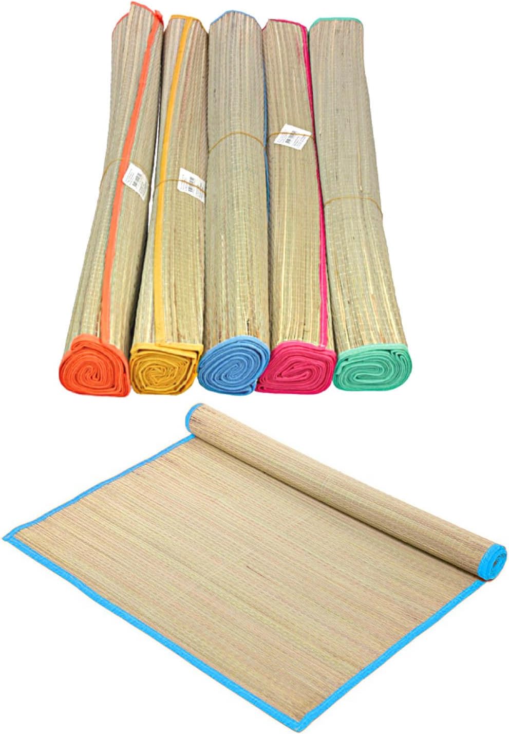 HAC24 5X Strohmatten Strand Bastmatten Liegematte Picknickdecke Strandmatte Rollmatte