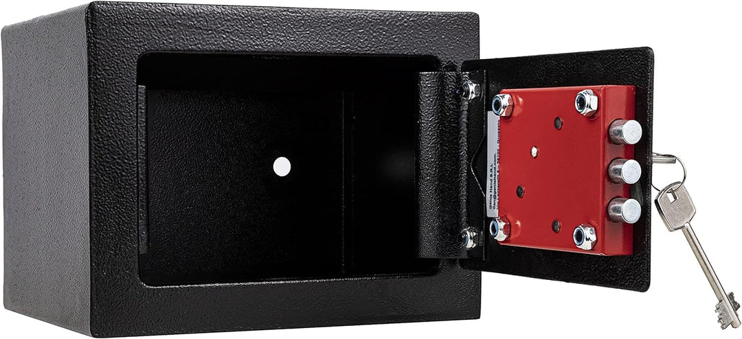 Genie Hand – Mechanische Tresorbox mit Einwurfschlitz– Doppelbartschloss (mini), mini