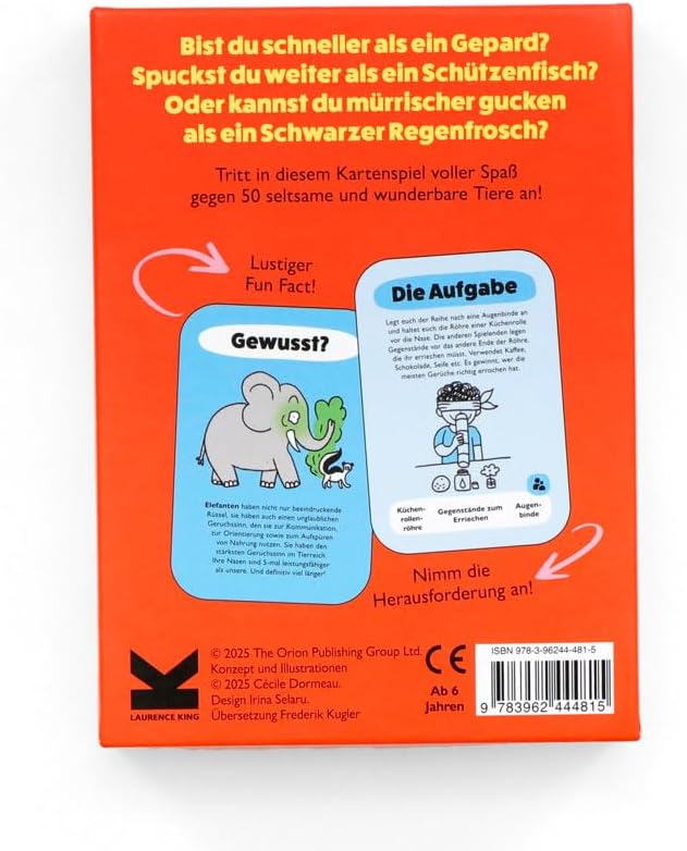 Laurence King Besiege die Tiere. EIN Spiel mit 50 tierischen Wettkämpfen, Pink