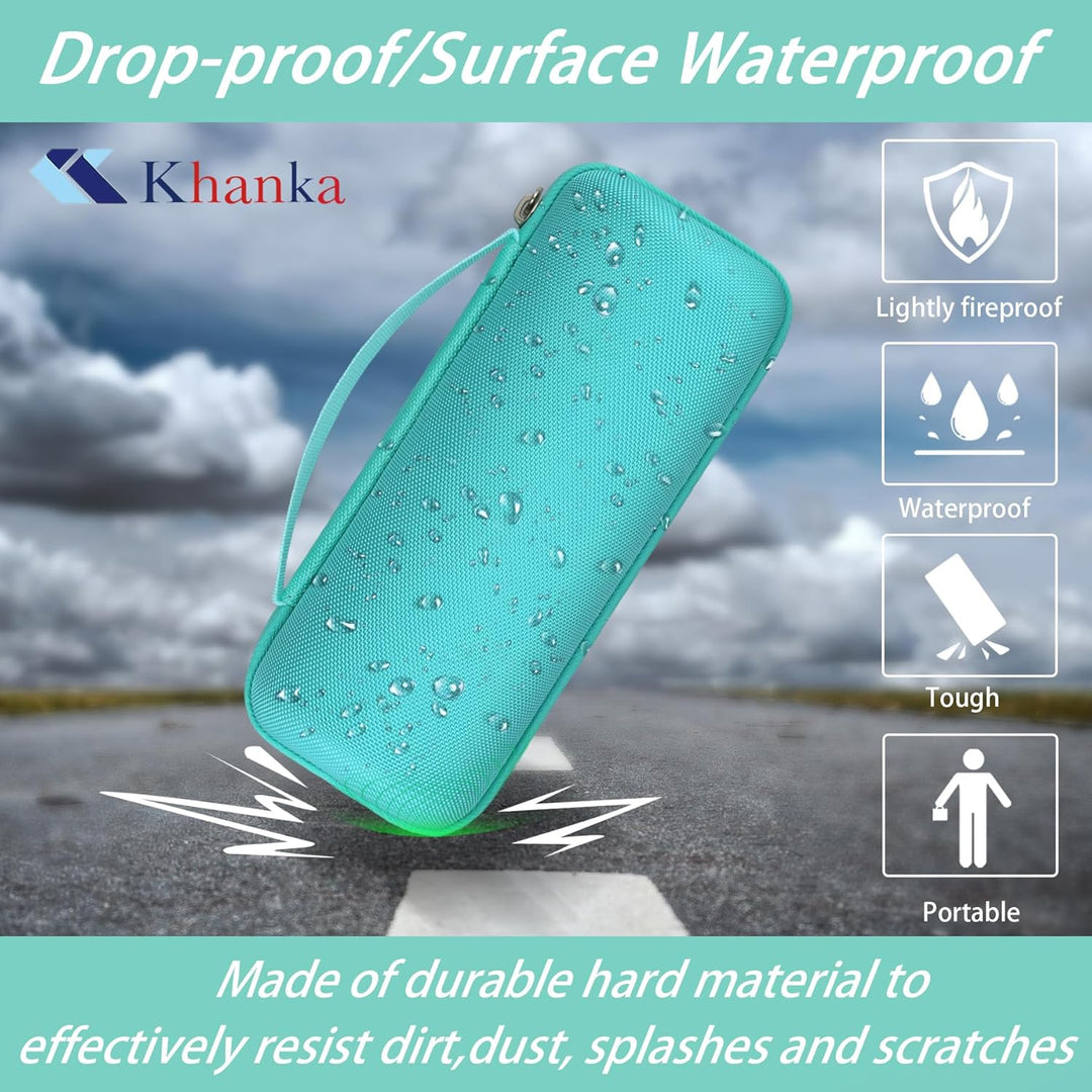 Khanka Hart Tasche für Ortizan X10 Bluetooth Lautsprecher Tragbarer IPX7 Wasserdichter Kabelloser La