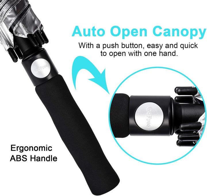 G4Free 47/54/62/68/72/80 Inch UV-Schutz Winddicht Sonnen- und Regenschirm Golfschirm Autorisches Öff