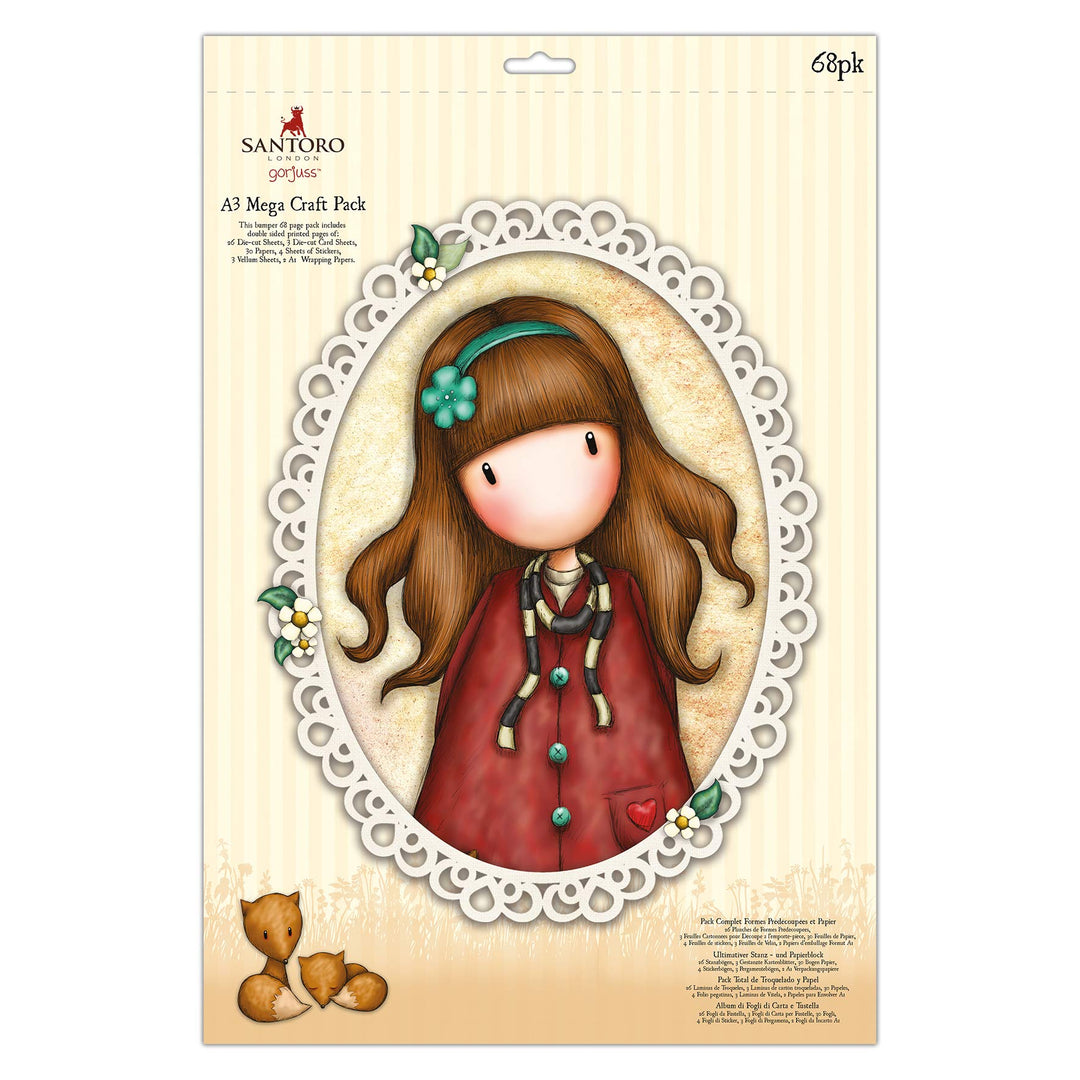 Santoro Gorjuss GOR 160125 Scrapbooking-Papiere, Multi, A3