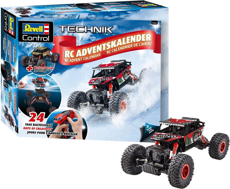 Revell Adventskalender RC Crawler I Ferngesteuerten Truck zusammenbauen in 24 Tagen I Adventskalende