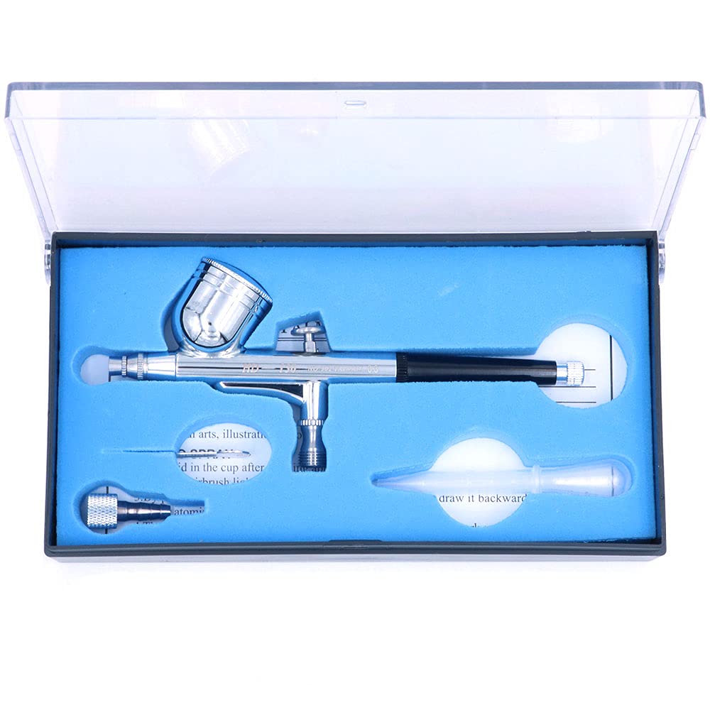 0,3 mm Schwerkraftzufuhr Dual-Action-Airbrush-Farben-Set