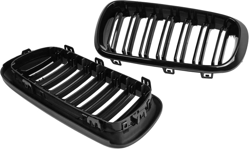 DOCAS Kühlergrill für X5 Series F15 X6 Series F16 X5M F85 X6M F86 2014-2018 Nieren Doppelsteg Sport