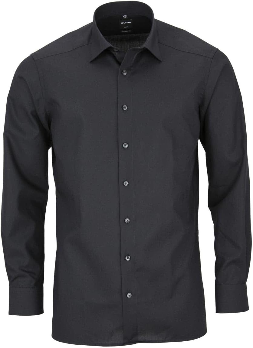 OLYMP Level Five Body fit Hemd extra Langer Arm anthrazit AL 69 38 Anthrazit