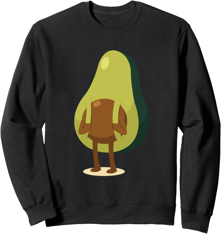 Avocado mit Rucksack - Lustig Vegan Geschenk Vegetarier Sweatshirt