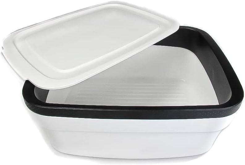 TUPPERWARE BrotMax 2 weiss schwarz Brotkasten Brotwächter Brot Kasten Brot&Co
