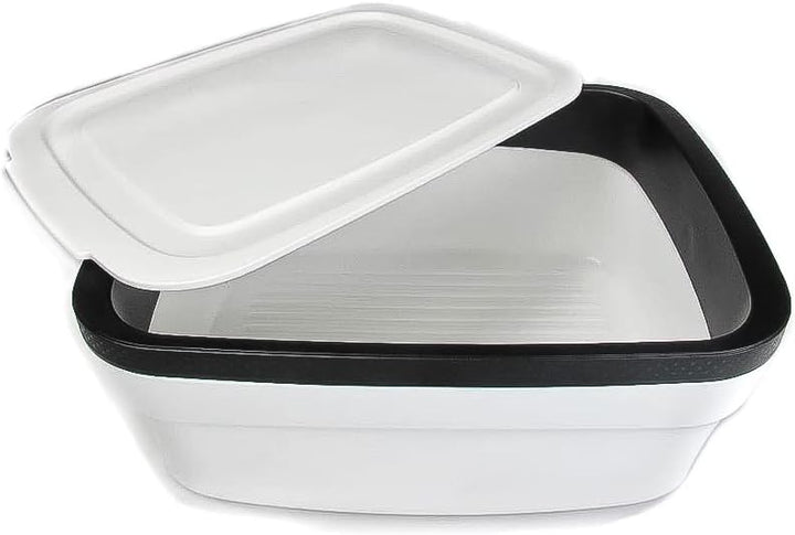 TUPPERWARE BrotMax 2 weiss schwarz Brotkasten Brotwächter Brot Kasten Brot&Co