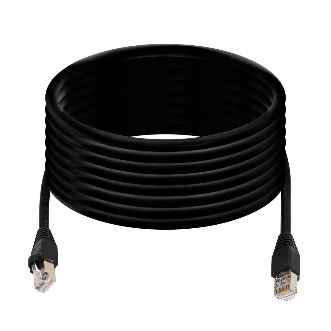QIANRENON RJ50 10P10C Datenscankabel, Barcode-Scannerkabel, Cat 5E 26AWG geschirmt, für Barcode-Scan