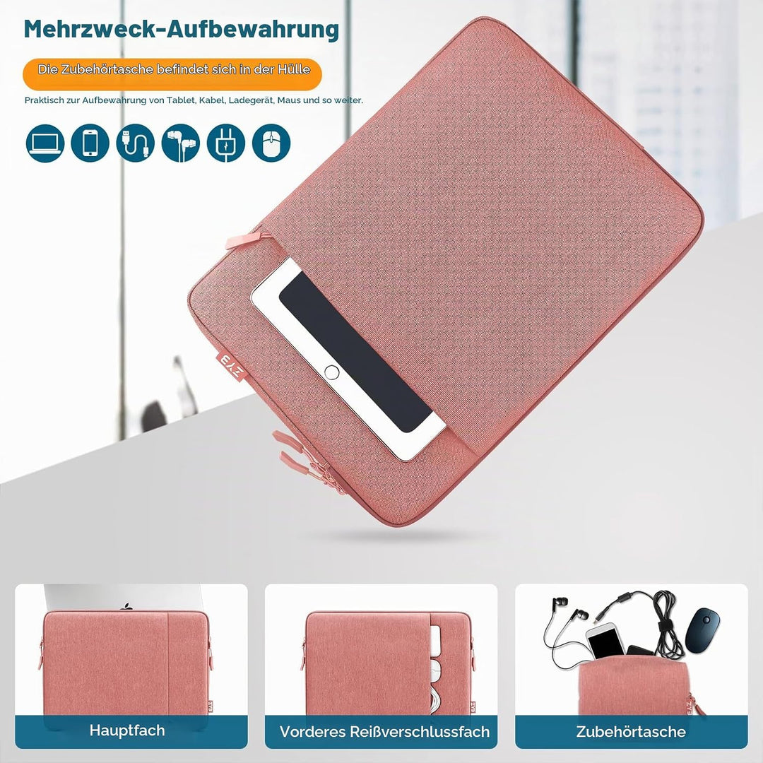 15,6 Zoll Laptoptasche Laptophülle,ZYB Sleeve Wasserdicht Hülle Laptop Tasche 15.6 für 15 Zoll Noteb
