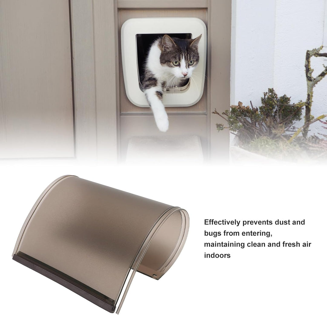 Ersatzklappen für Hundetüren, Transparente Hunde-Kunststoff-Ersatzmagnetleiste, Stilvolle Hunde-/Kat