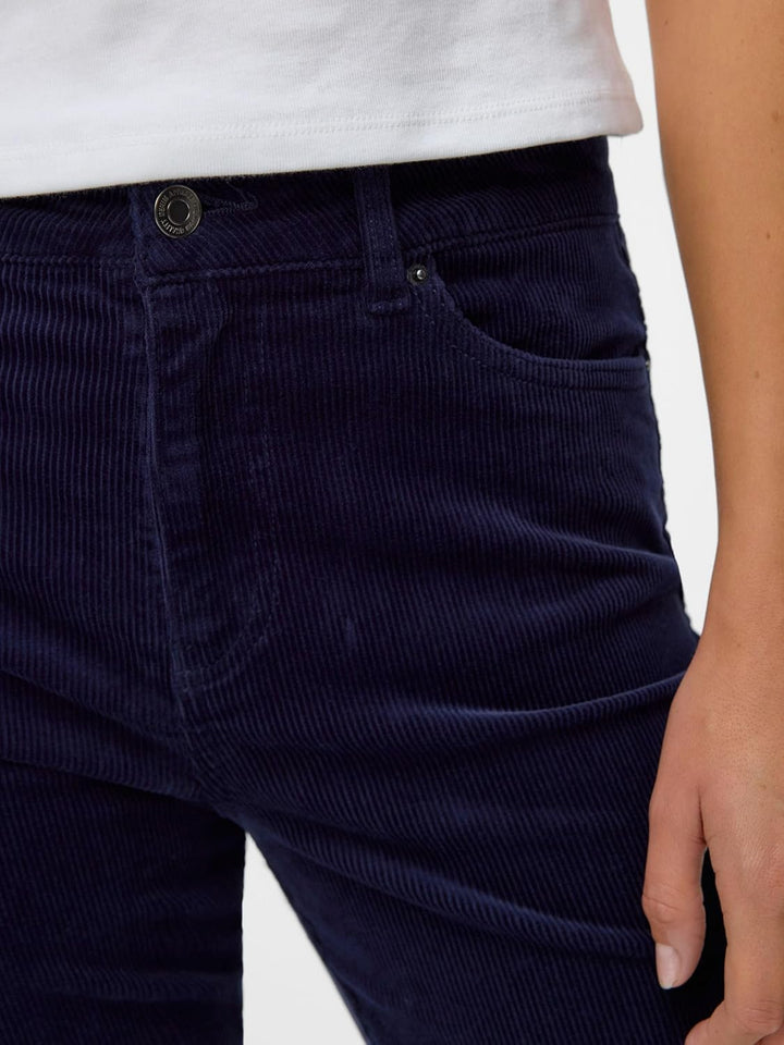 VERO MODA Female Hose VMSIGA Hohe Taille Hose XS / 34L Peacoat, XS / 34L Peacoat