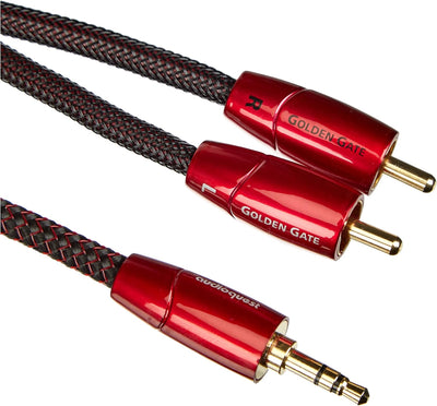 audioquest Golden Gate 3,5mm Klinke auf Cinch 0,6 M