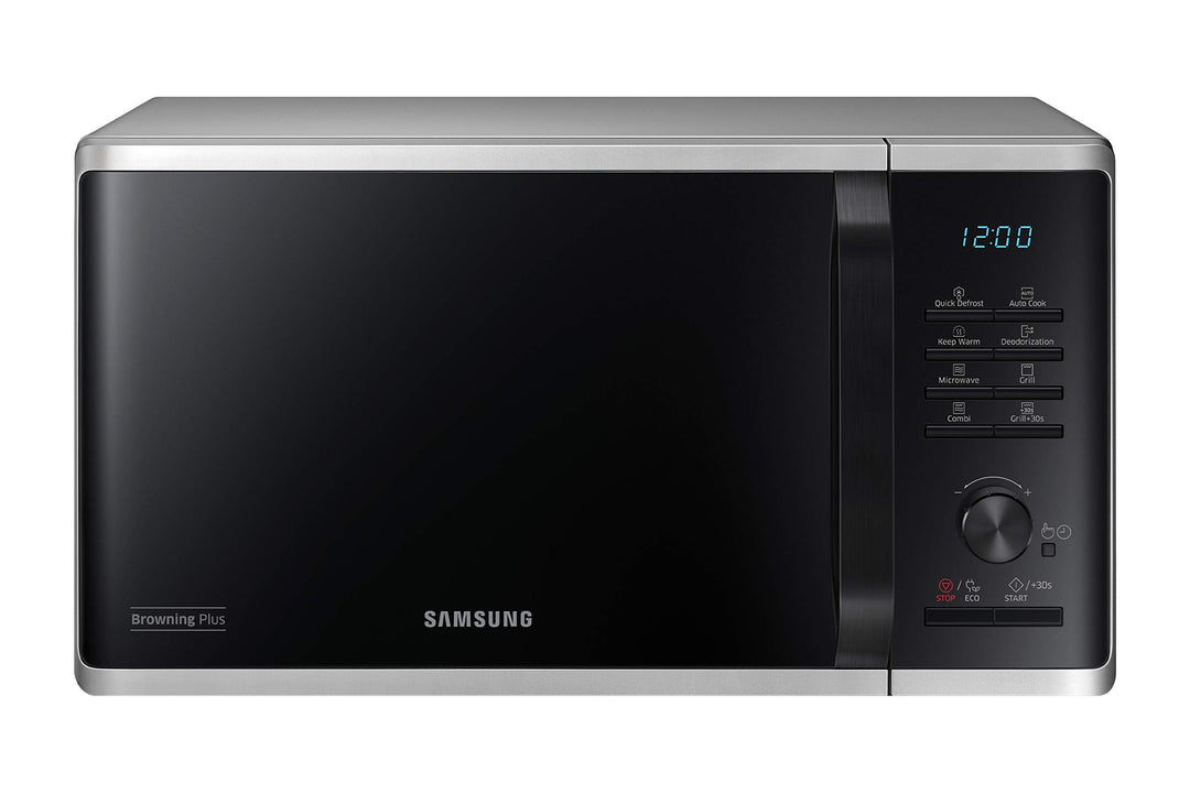 Samsung MG2AK3515AS/EG Mikrowelle mit Grill, 800 W, 23 ℓ Garraum, 48,9 cm Breite, Quick Defrost, 27