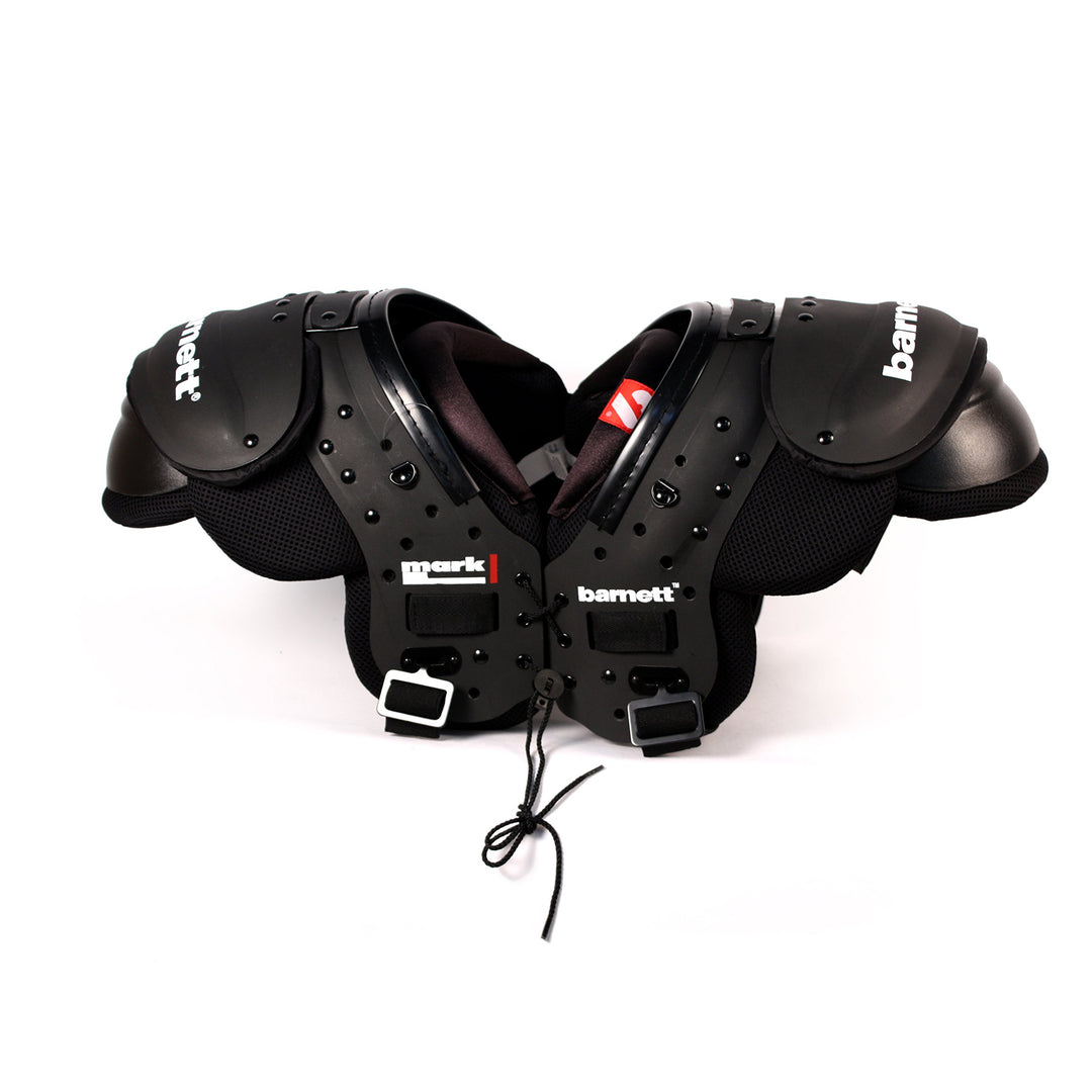 BARNETT Shoulderpad Mark I American Football Schulterschutz Profi, Farbe schwarz, S