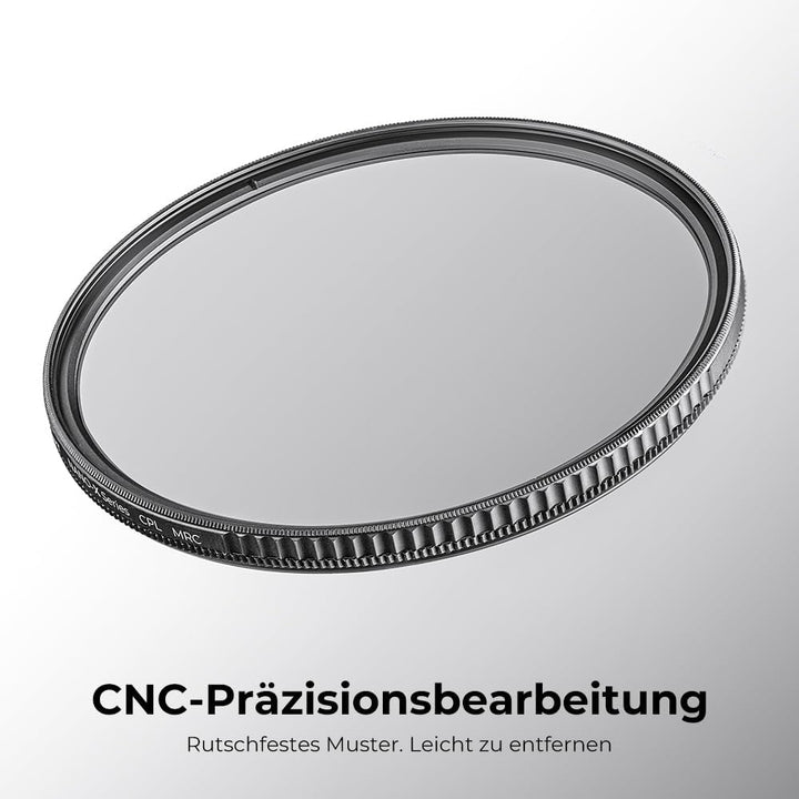 K&F Concept Nano X-Serie Polfilter 72mm CPL Filter Polarisationsfilter MRC mit 28x vergütet