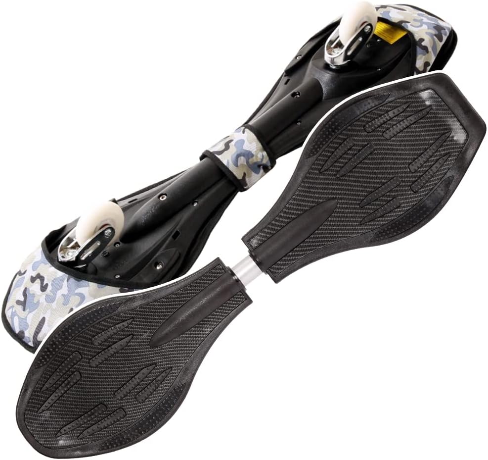 FunTomia Waveboard Original ABEC9 Kugellager inkl. Tasche - Bis 120kg - (Verschiedene Farbdesigns)