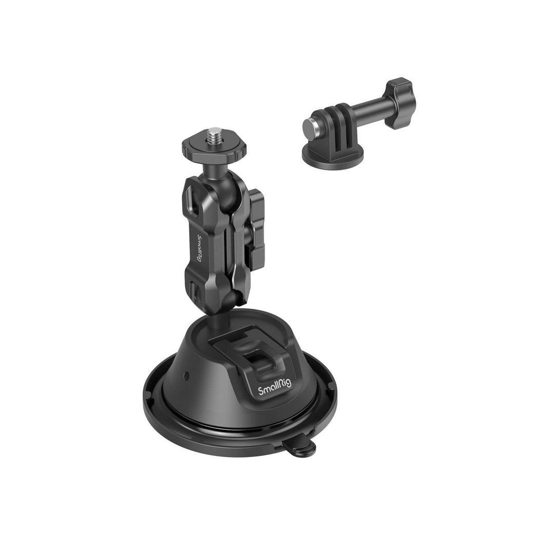SMALLRIG Suction Cup Mount Doppelschicht-Saugnapfhalterung für GoPro Hero 12/11/10/9, für DJI Osmo A