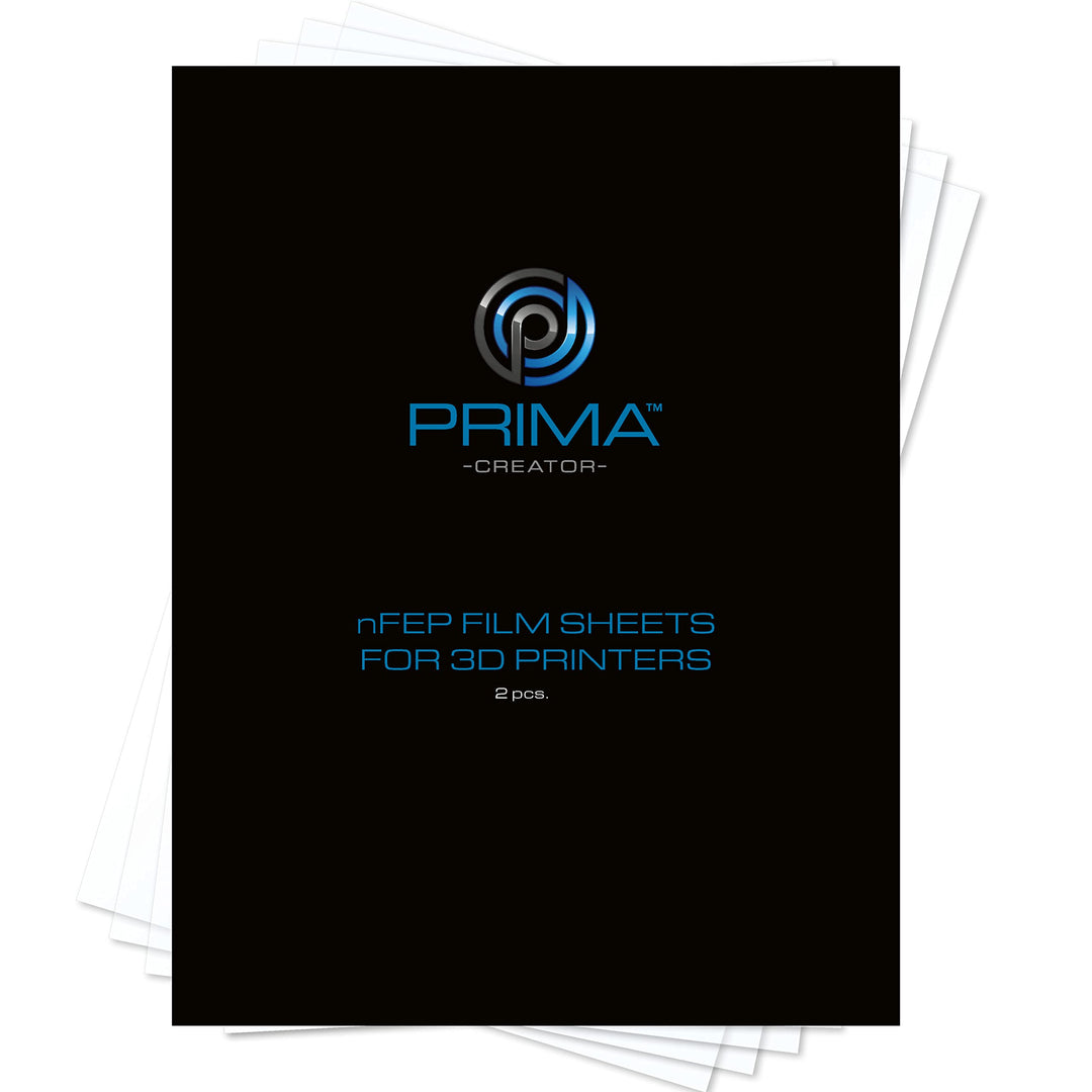 PrimaCreator nFEP Film Sheets for 3D Printers - 200 x 270 mm - 2-pack, 200 x 270 mm