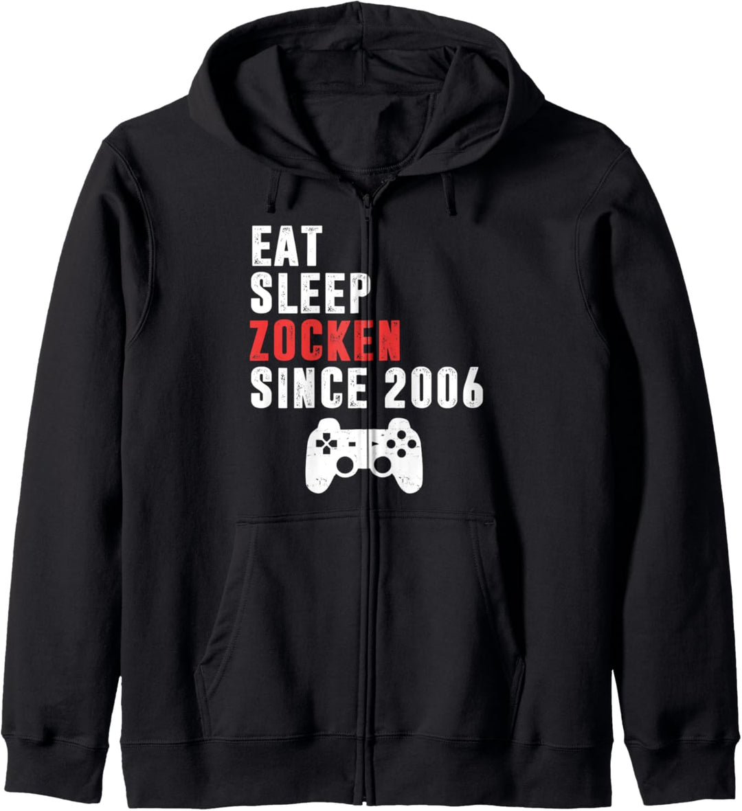 13. Geburtstag Junge Mädchen Zocken Gamer 2006 Geschenk Kapuzenjacke