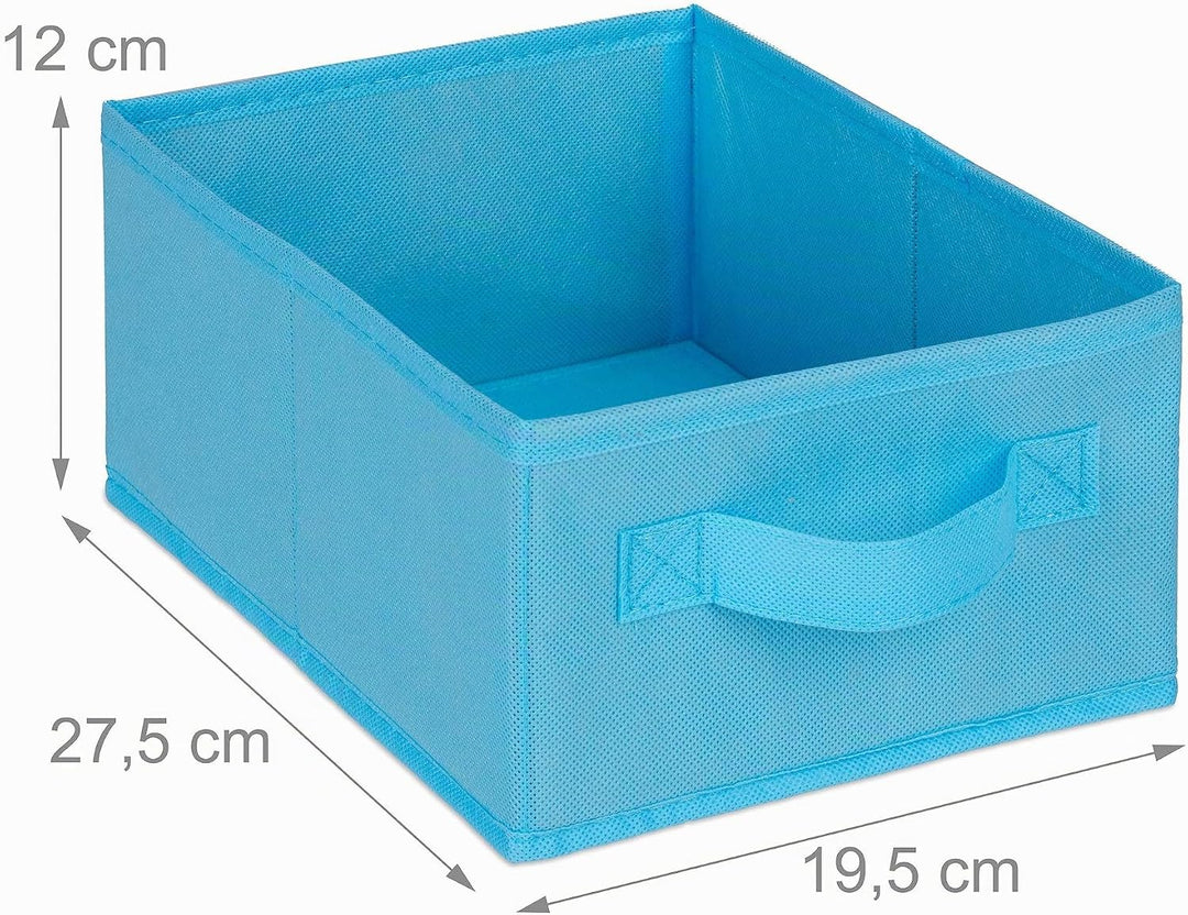 Relaxdays Kinderregal, Tiere Motiv, 6 Boxen, 2 Fächer, Kinderzimmer, Spielzeug Aufbewahrung HBT 74 x