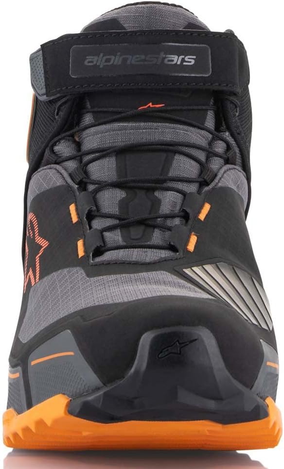Alpinestars CR-X Drystar Motorradschuhe 39.5 EU Schwarz Hellbraun Orange, 39.5 EU Schwarz Hellbraun