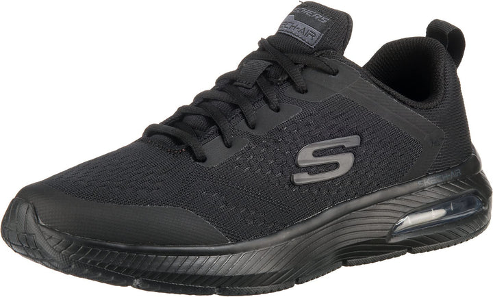 Skechers Herren Dyna-air-pellandKlassische und professionelle Schuhe 39 EU Black Mesh Synthetic Blac