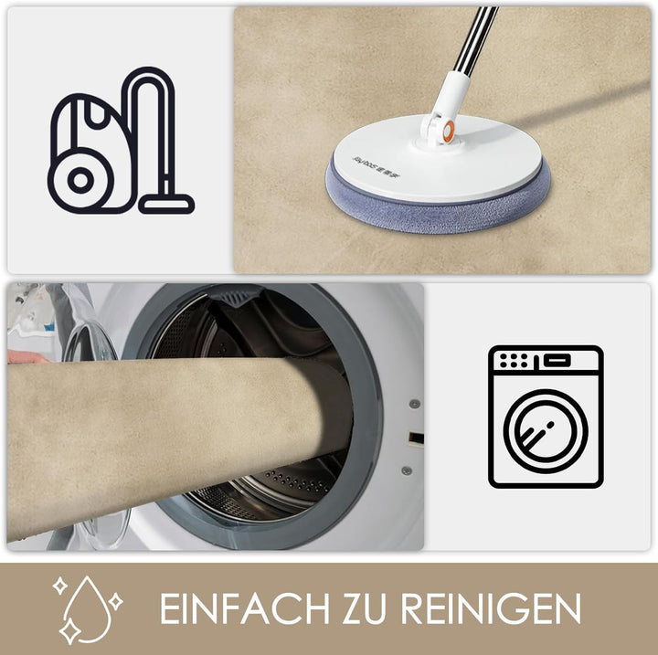 Fussmatte Beige 80x120 – Waschbare Türmatte Innen rutschfest mit TPE – Grosse Sauberlaufmatte Hausti